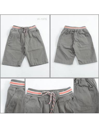 Celana Pendek Katun Anak Cowok Rib Kolor Gazr...