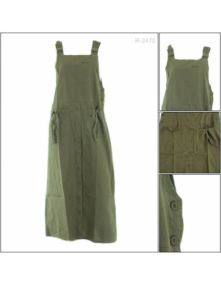 Overall Katun Panjang Cewek Misti 10 M-2XL
