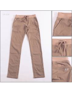 Celana Panjang Katun Slim Fit Cowok Rib Kolor MST 28-32