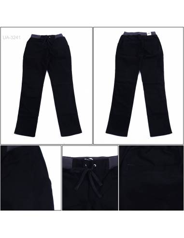 Celana Panjang Katun Slim Fit Cowok Rib Kolor...