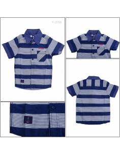 Kemeja Anak Cowok Lengan Pendek Cressida 2-6