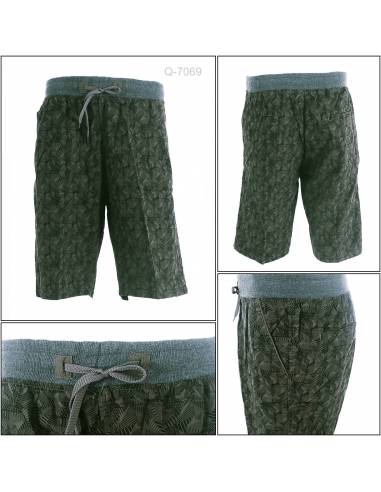 Celana Pendek Katun Cowok Rib Kolor Mustevan's...