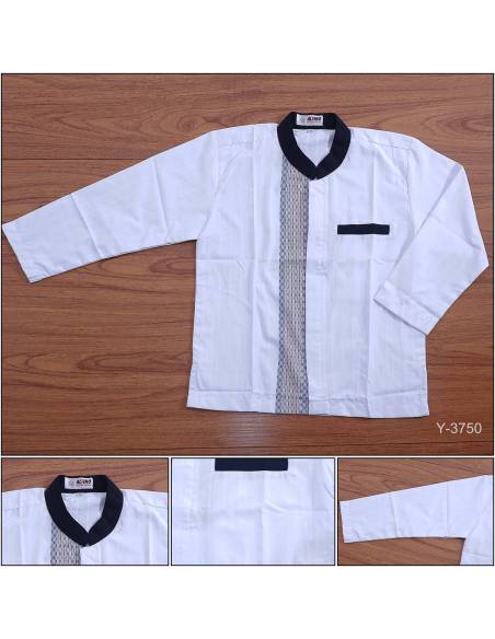 Kemeja Anak Cowok Lengan Panjang Alfino 10-12