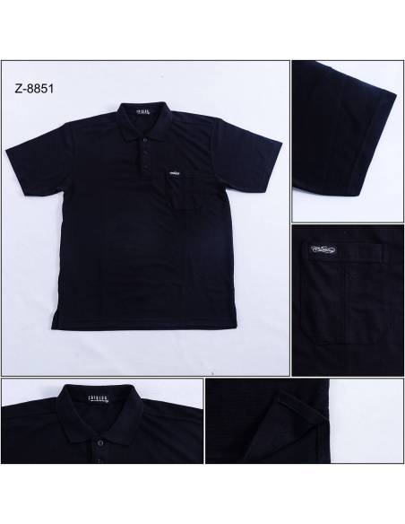 Kaos Kerah Cowok Polos Lengan Pendek Catalog 2L-4L