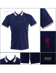 Kaos Kerah Cowok Slim Fit Lengan Pendek Cressida M-XL