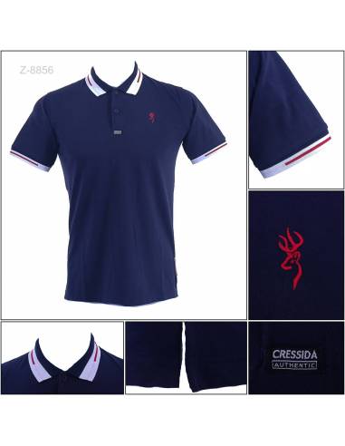 Kaos Kerah Cowok Slim Fit Lengan Pendek...