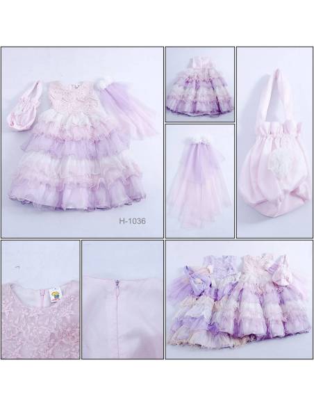 Dress Pesta Anak Cewek/Clothes Party Dress Tanpa Lengan Sumber Jaya 2-3