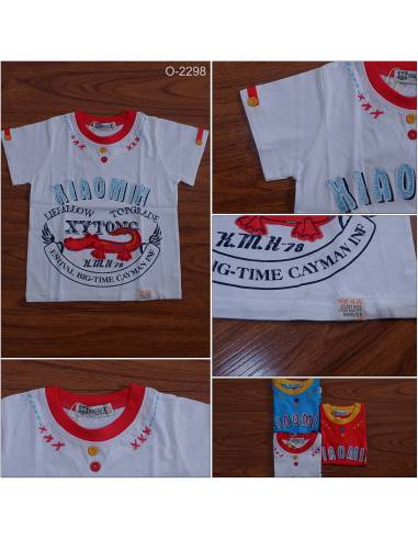 Kaos Oblong Anak Cowok Lengan Pendek Xiao Mi Hu