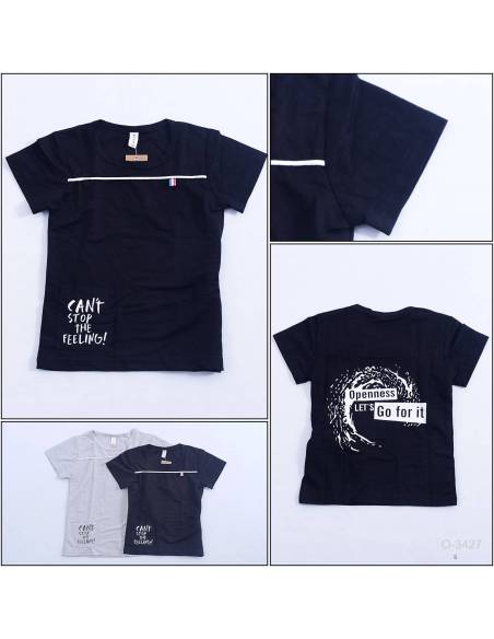 Kaos Oblong Anak Cowok Lengan Pendek S-XL