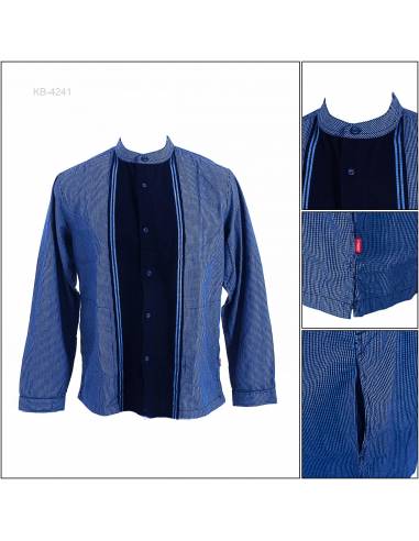 kemeja Koko Muslim Cowok Lengan Panjang...