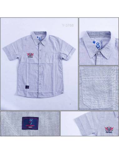Kemeja Anak Cowok Lengan Pendek Cressida