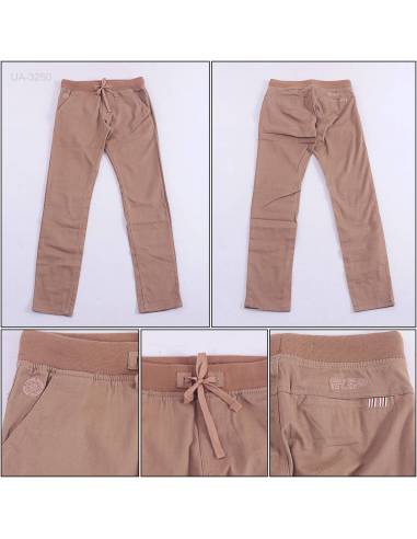 Celana Panjang Cowok Katun Rib Kolor Mistiten...