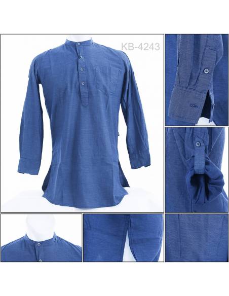 Kemeja Koko Cowok Lengan Panjang  Gabrielle S-XL