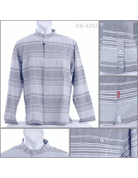 Kemeja Koko Cowok Lengan Panjang Gabrielle XL