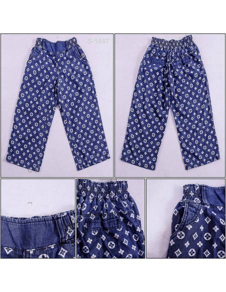 Celana Panjang Jeans Kulot Anak Cewek Viely 10-11