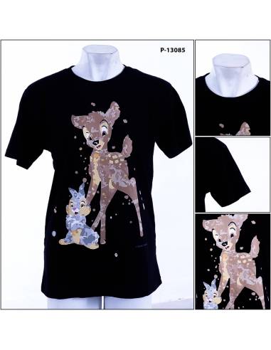 Kaos Oblong Cewek Reguler Lengan Pendek Popsy XL