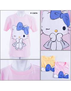 Kaos Cewek Lengan Pendek Popsy