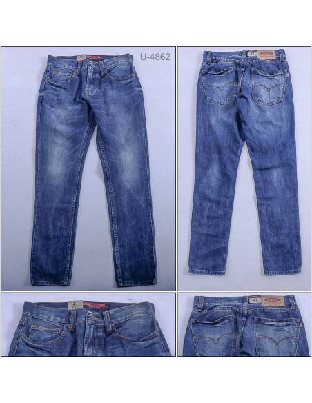 Celana Panjang Jeans Cowok Slim Fit Gabrielle 27-36