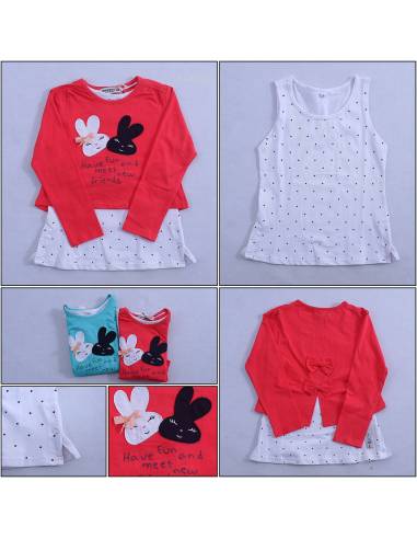 Kaos Anak Cewek Lengan Panjang Geenee