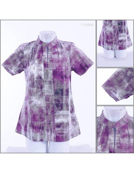 Atasan Blus Cewek Lengan Pendek Caesar S-2XL