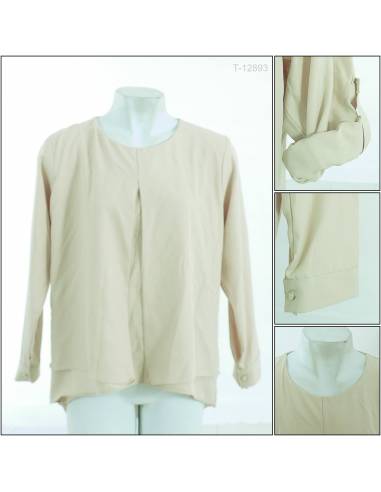 Atasan Blus Cewek Lengan Panjang Jeff All Size