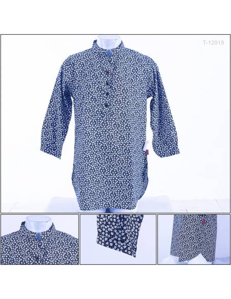 Atasan Blus Cewek Motif Lengan Panjang Caesar 4XL