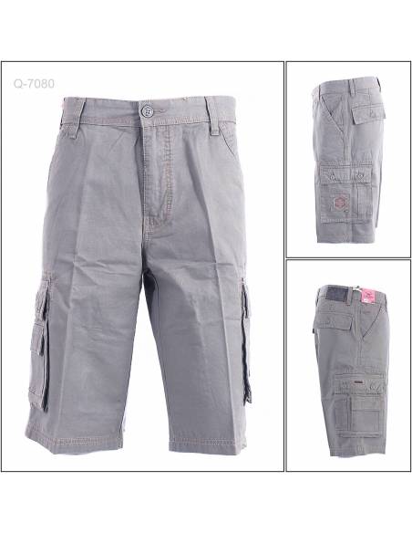 Celana Pendek Katun Cowok Cargo/Kempol Cardinal 33-36