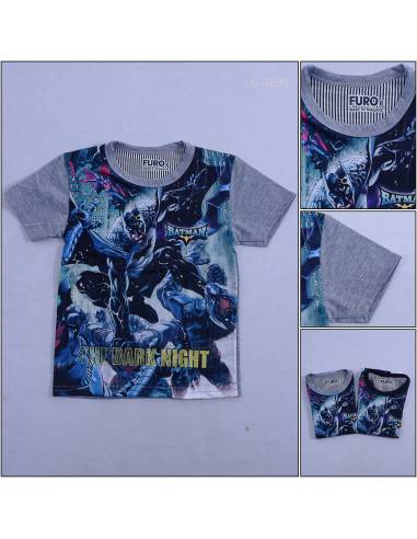Kaos Anak Cowok Lengan Pendek Furo 4-8