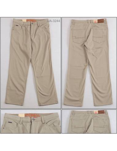 Celana Panjang Cowok Kasual Cream Redish...