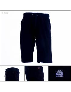 Celana Pendek Katun Cowok Polos Rib Kolor MST M-XL