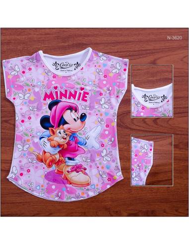 Kaos Anak Cewek Lengan Pendek Coco Ice 6-8