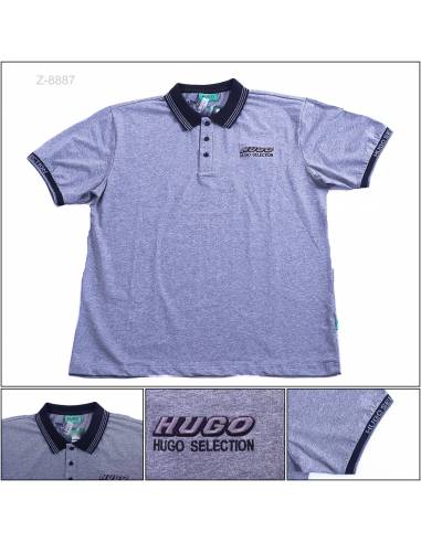 Koas Kerah Cowok Lengan Pendek Hugo XXXL