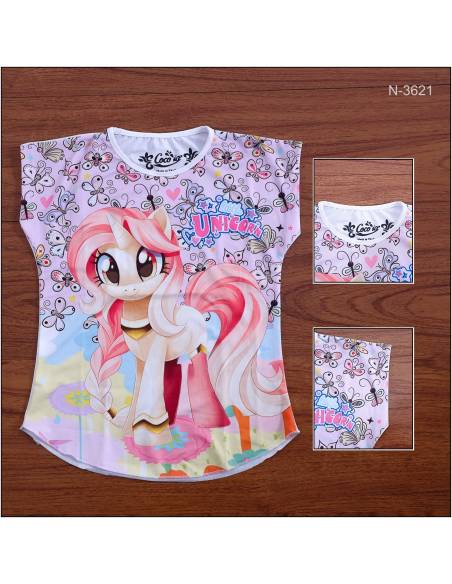 Kaos Anak Cewek Lengan Pendek Coco Ice