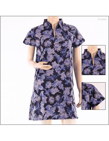 Mini Dreess Cewek Lengan Pendek Caesar