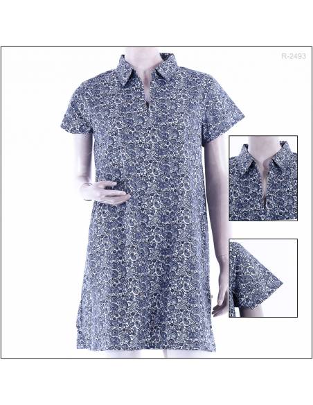 Dress Cewek Lengan Pendek Caesar