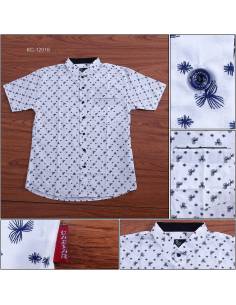 Kemaja Cowok Lengan Pendek Caesar M-XXL