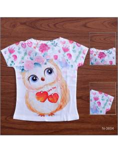 Kaos Anak Cewek Lengan Pendek Coco Ice 6-12