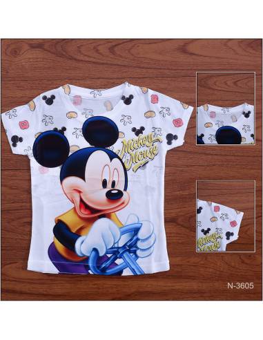 Kaos Anak Cewek Lengan Pendek Coco Ice 4-10