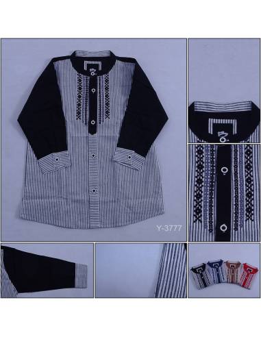 Kemeja Anak Cowok Lengan Panjang Benri