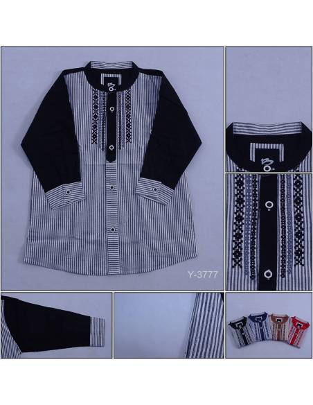 Kemeja Anak Cowok Lengan Panjang Benri