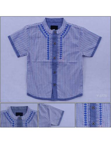 Kemeja Anak Cowok Lengan Pendek Benri