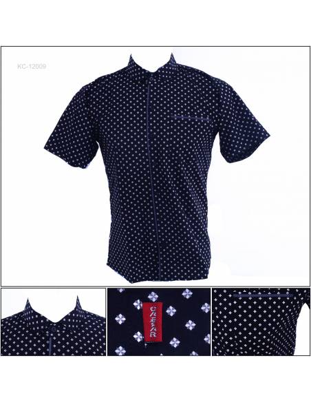 Kemaja Cowok Lengan Pendek Caesar M-XXL