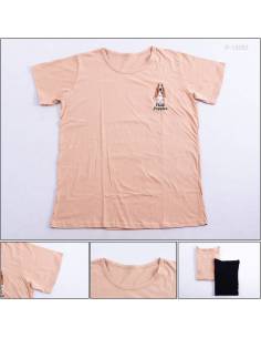 Kaos Oblong Cewek Lengan Pendek Oreenjy