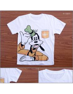 Kaos Oblong Cewek Reguler Lengan Pendek Popsy XL