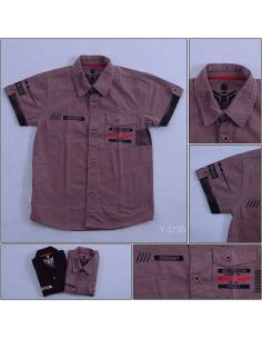 Kemeja Anak Cowok Lengan Pendek Benri 4-6