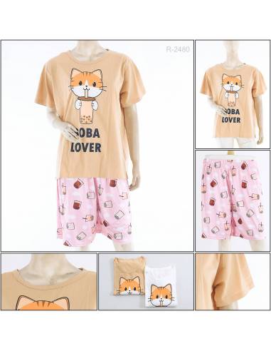 One set/Setelan Lengan Pendek Dan Celana Pendek...