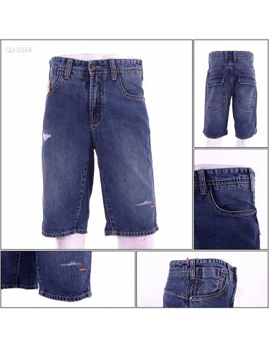 Celana Pendek Jeans Cowok Slim Fit Emba 29-32