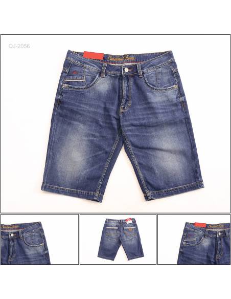 Celana Pendek Jeans Cowok Slim Fit Cardinal 35-37