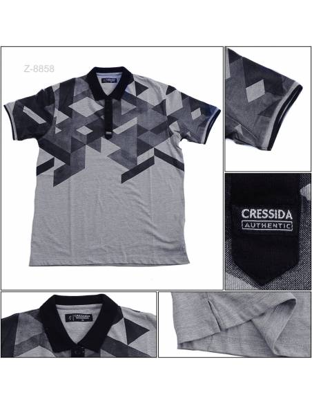 Kaos Kerah Cowok Lengan Pendek Cressida XL