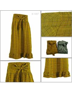 Rok Panjang Cewek Motif Kotak-kotak Peter Allsize